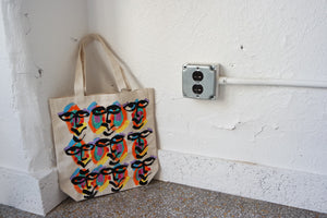 HAND PAINTED TOTE
