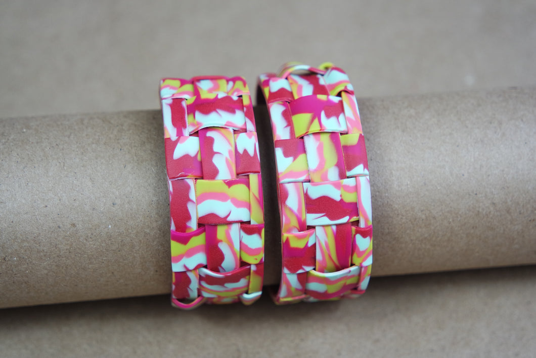 HOOP DREAMS- basketweave print multi