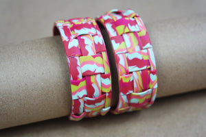 HOOP DREAMS- basketweave print multi